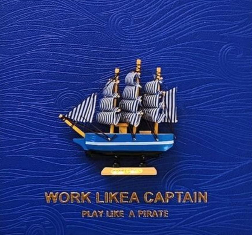 3D Pirate Ship Art Frame