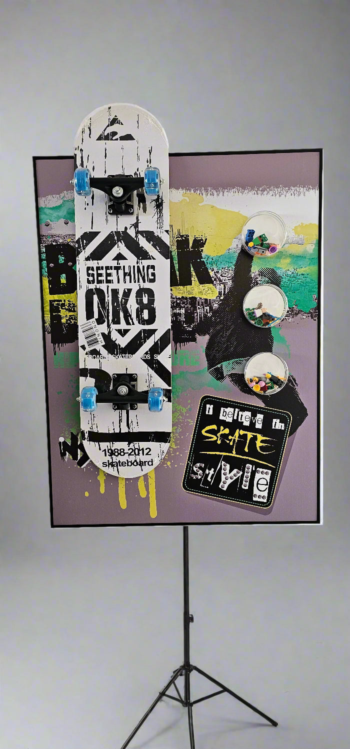 Unique Skateboard Art 3D art - Almost Sold
