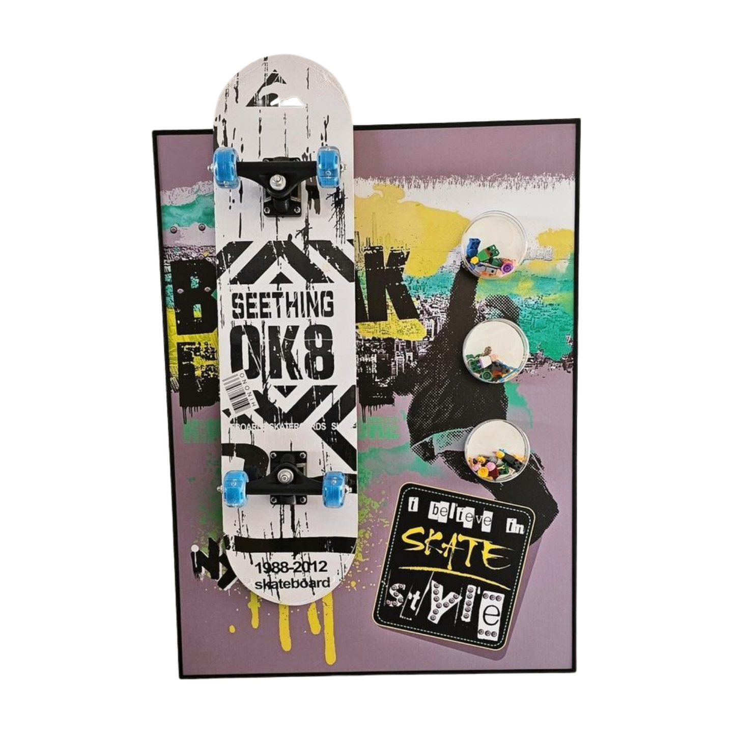 Unique Skateboard Art 3D art - Almost Sold