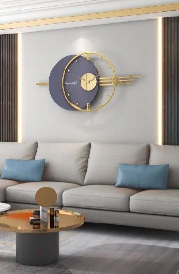 Big size Elegant Nordic Style Geometric Wall clock
