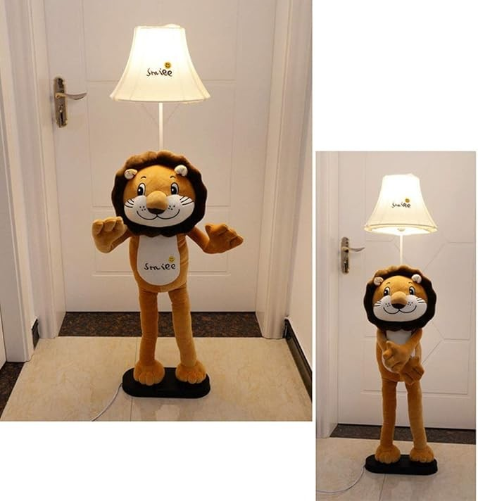 Enchanting Character LED Floor Lamp - Happy Lion