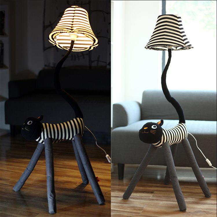 Enchanting Character LED Floor Lamp - Naughty Meow...