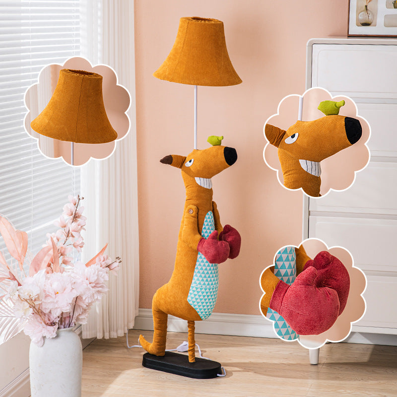 Enchanting Character LED Floor Lamp - Boxing Kangaroo