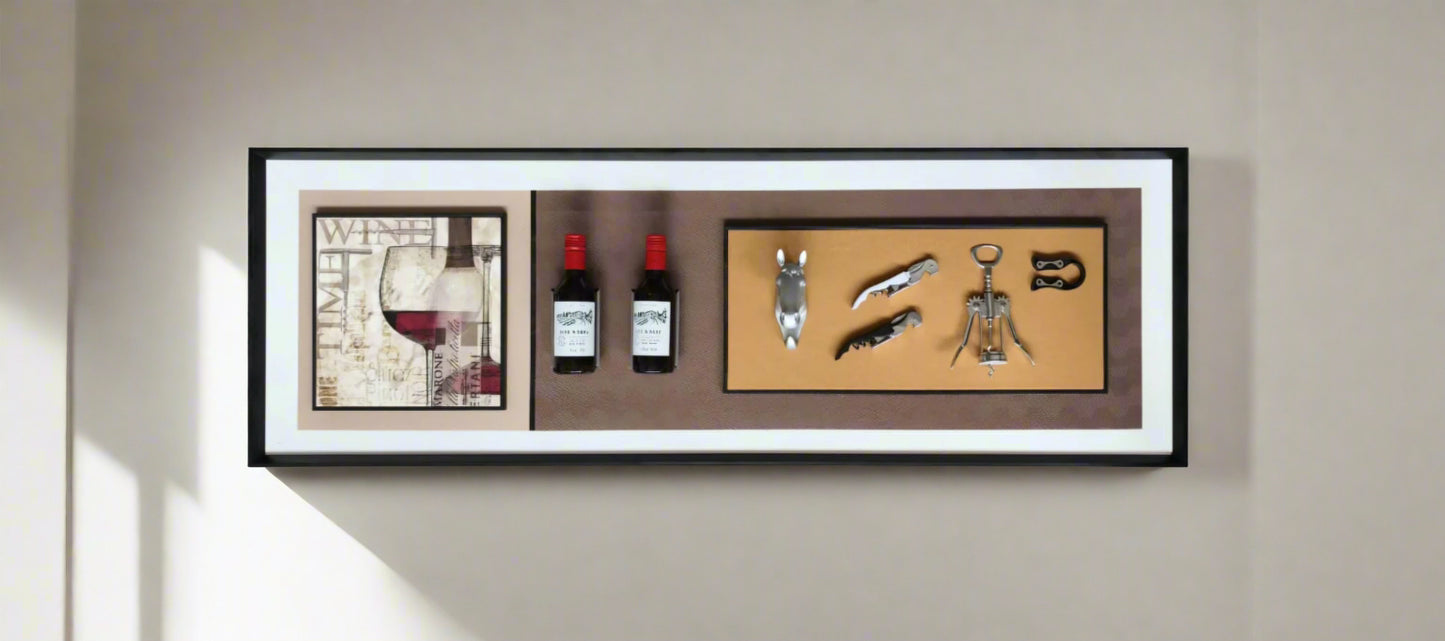 In demand - Exquisite 3D Wall Art - Wine Bottles & Openers