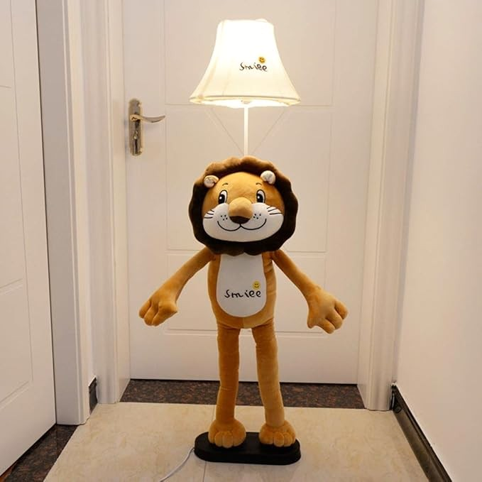Enchanting Character LED Floor Lamp - Happy Lion