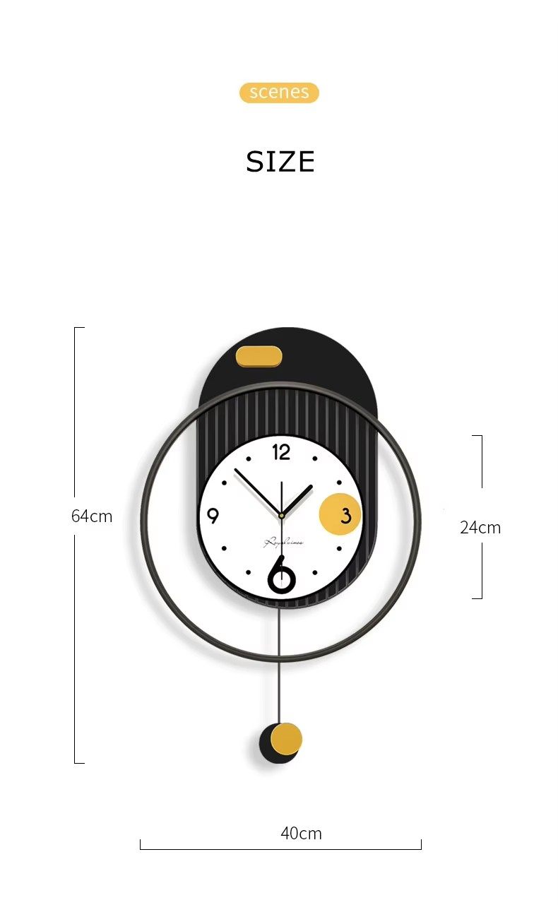 Nordic Style Geometric Wall clock