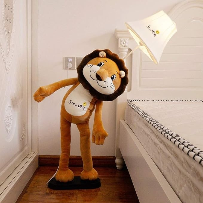 Enchanting Character LED Floor Lamp - Happy Lion