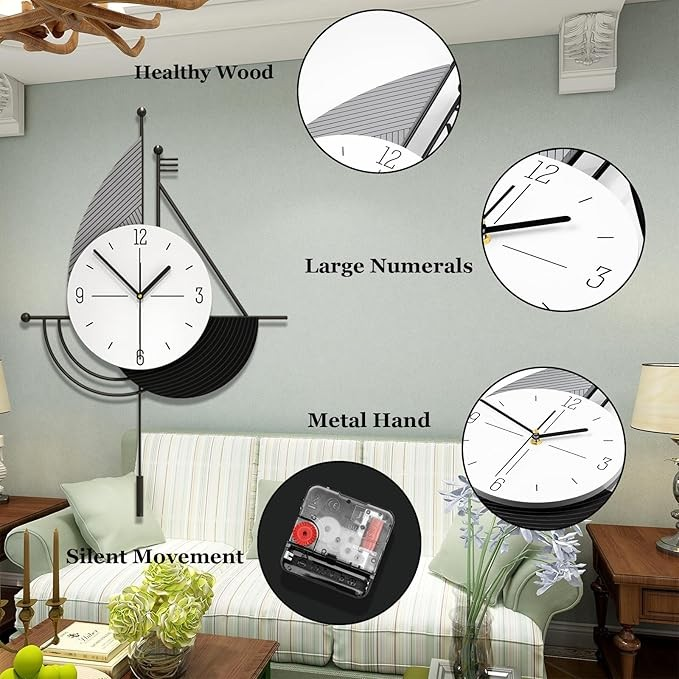 Nordic Style Geometric Wall clock