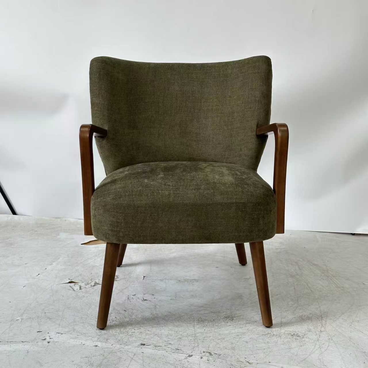 Elegant Mid-Century Modern Accent Chair in different colors
