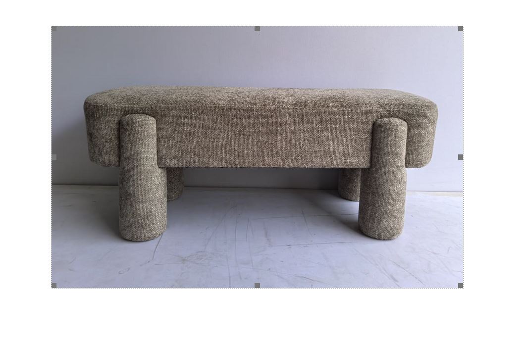 Modern bench with different color
