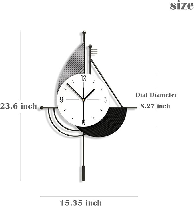 Nordic Style Geometric Wall clock
