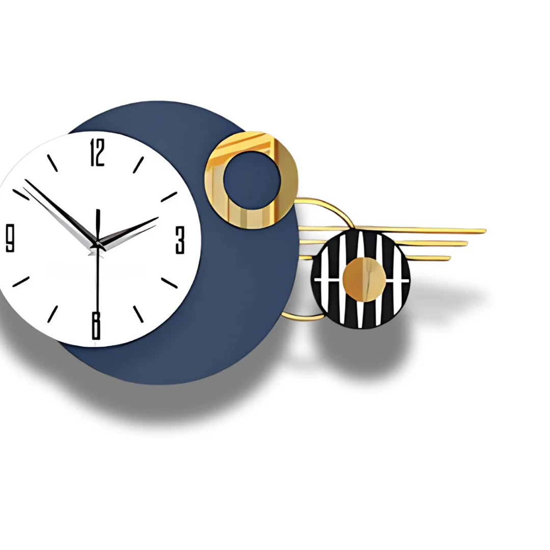 Geometric Wall clock art