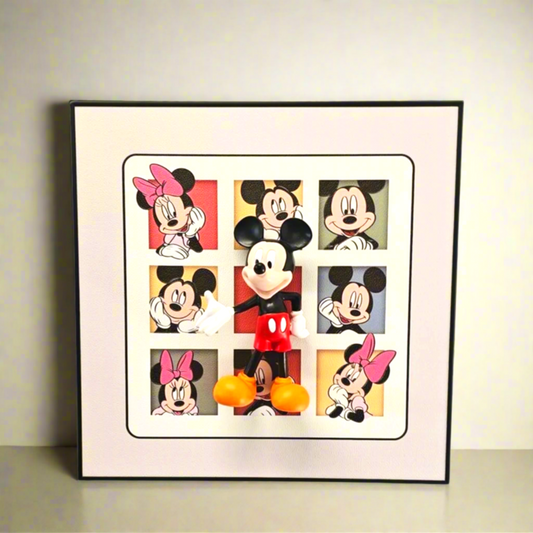 Eye-Catching Mickey Mouse 3D Art Frame (selling fast)