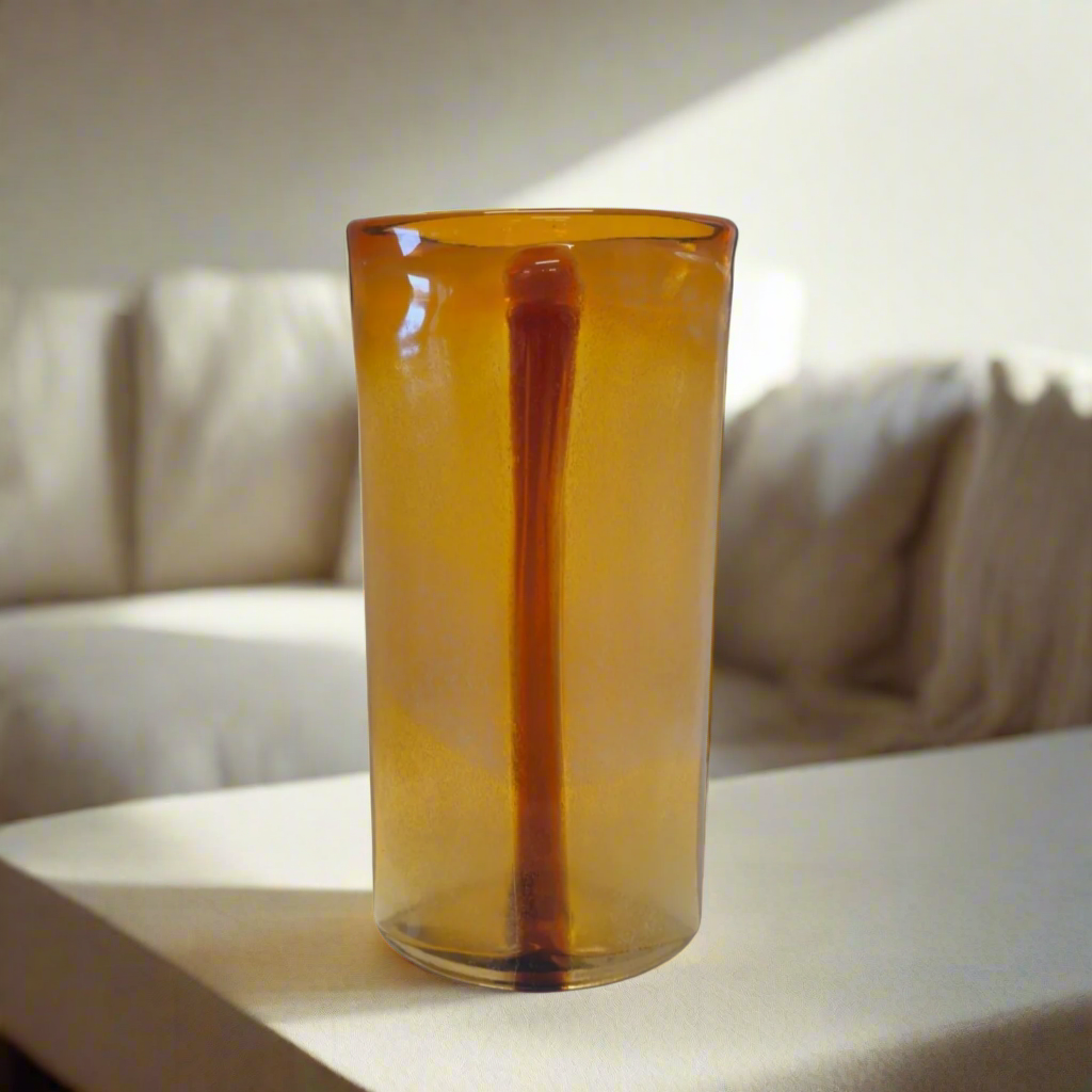 Modern Flower Glass Vase Handmade