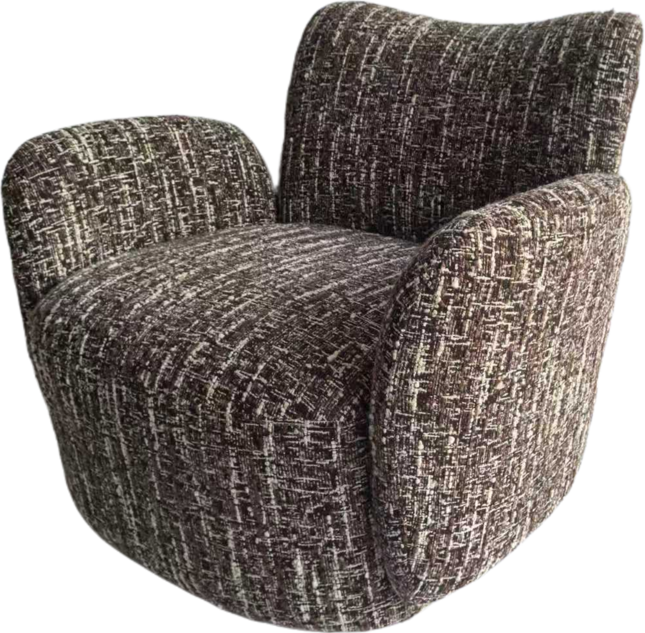 Cozy Modern Armchair with Textured Upholstery with different colors