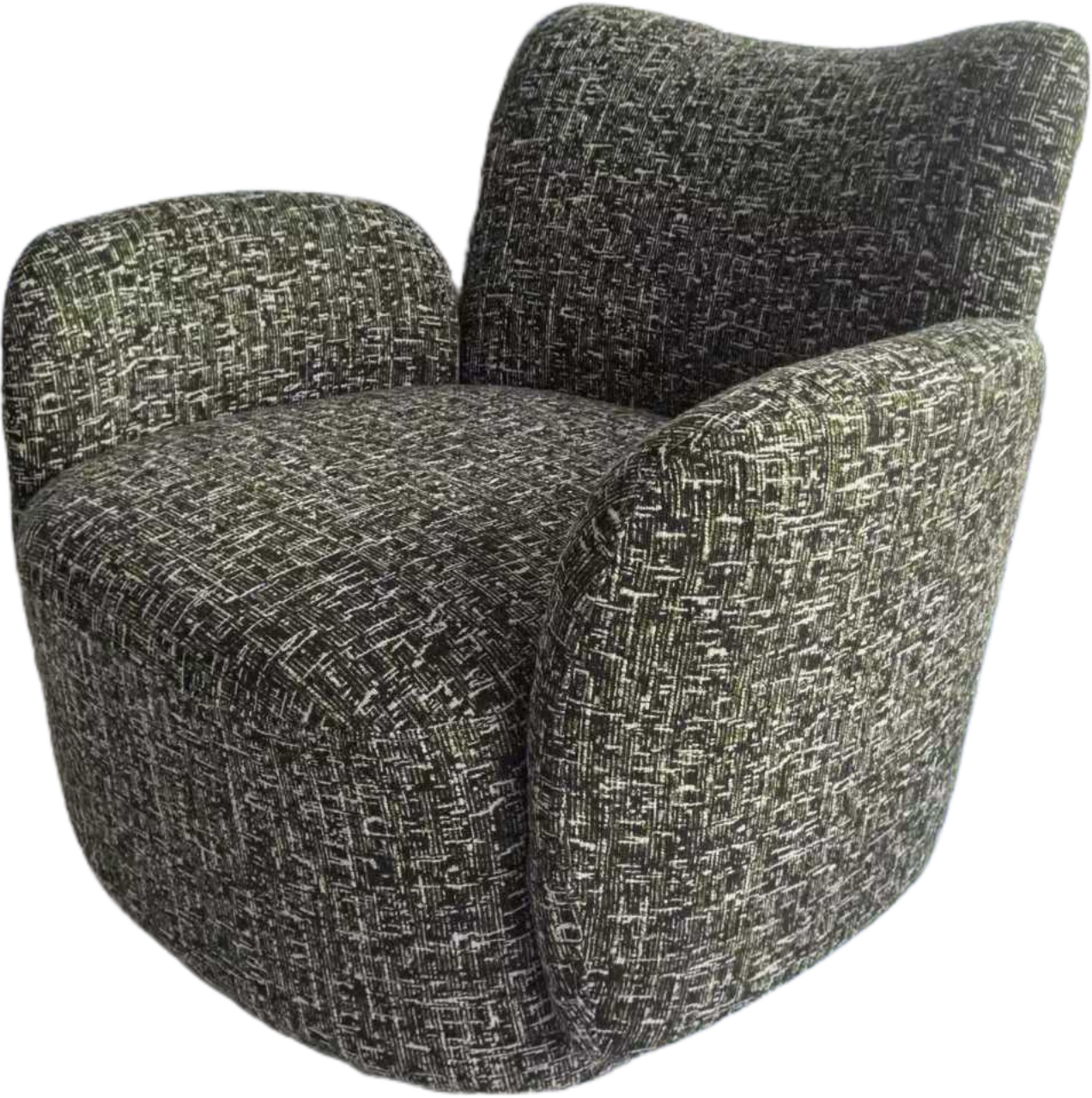 Cozy Modern Armchair with Textured Upholstery with different colors