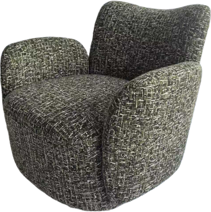Cozy Modern Armchair with Textured Upholstery with different colors