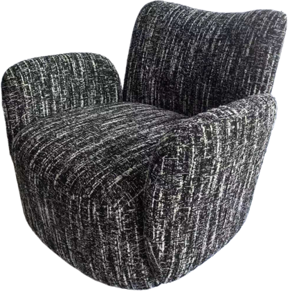 Cozy Modern Armchair with Textured Upholstery with different colors