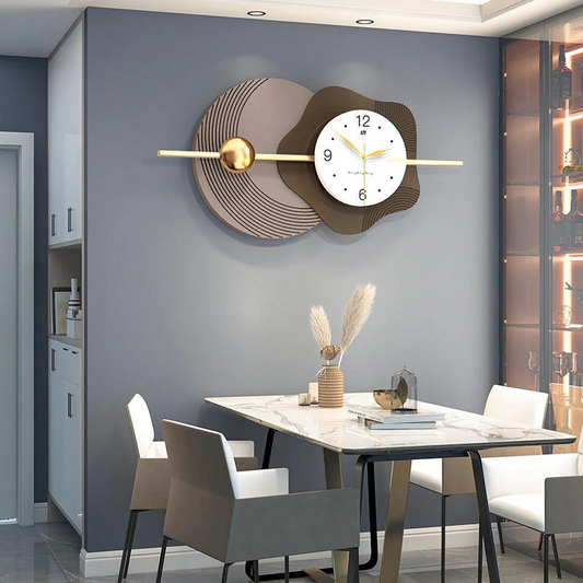 Big size Elegant Nordic Style Geometric Wall clock