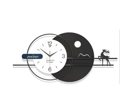 New design deer modern Nordic wall clock
