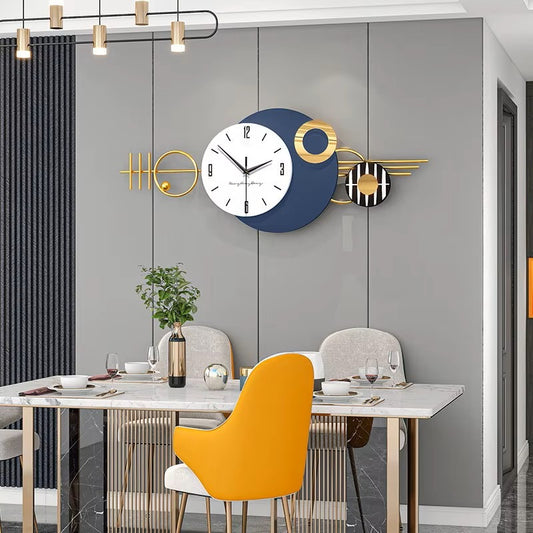 Geometric Wall clock art