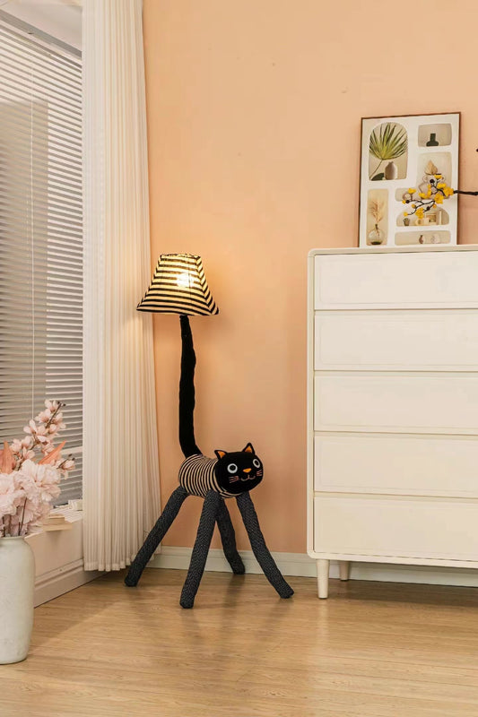 Enchanting Character LED Floor Lamp - Naughty Meow...