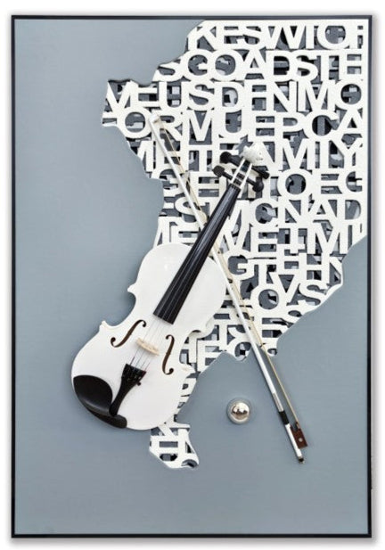 In demand - Elegant 3D Violin Wall Art