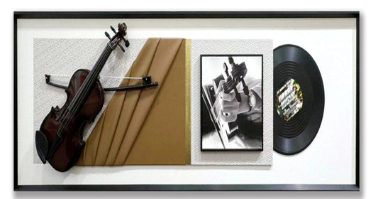 In demand - Elegant 3D Violin Wall Art