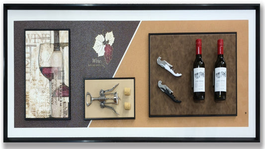 In demand - Exquisite 3D Wall Art - Wine Bottles & Openers