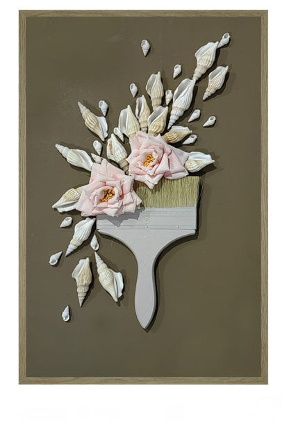 Eye-Catching 3D Frame - Paint Brush Art