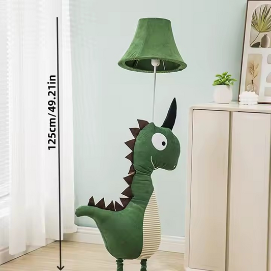 Enchanting Character LED Floor Lamp - Green Dino