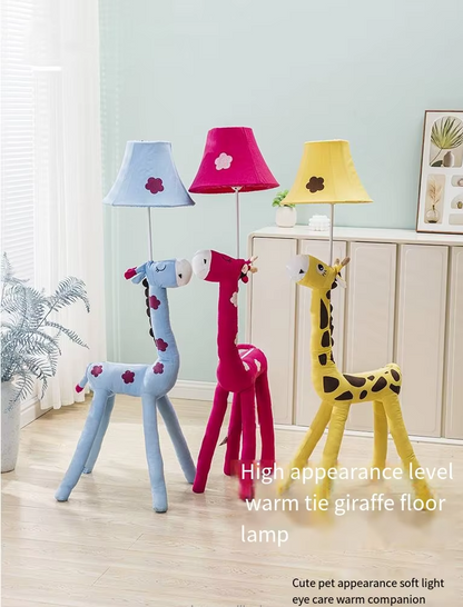 Enchanting Character LED Floor Lamp - Melman Giraffe (Pink) Medium size