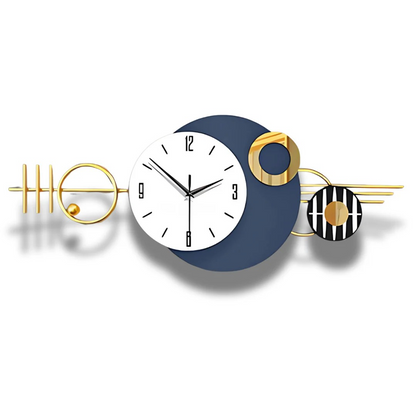 Geometric Wall clock art